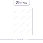 ام دی اف یک رو سفید